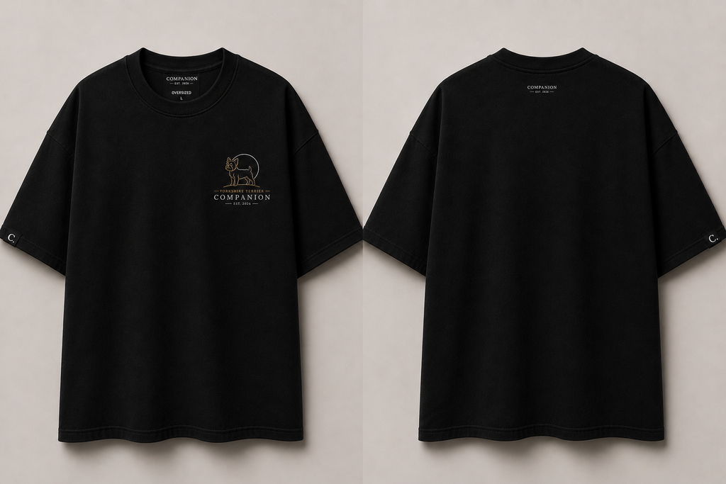 Yorkshire Terrier embroidery T-shirt
