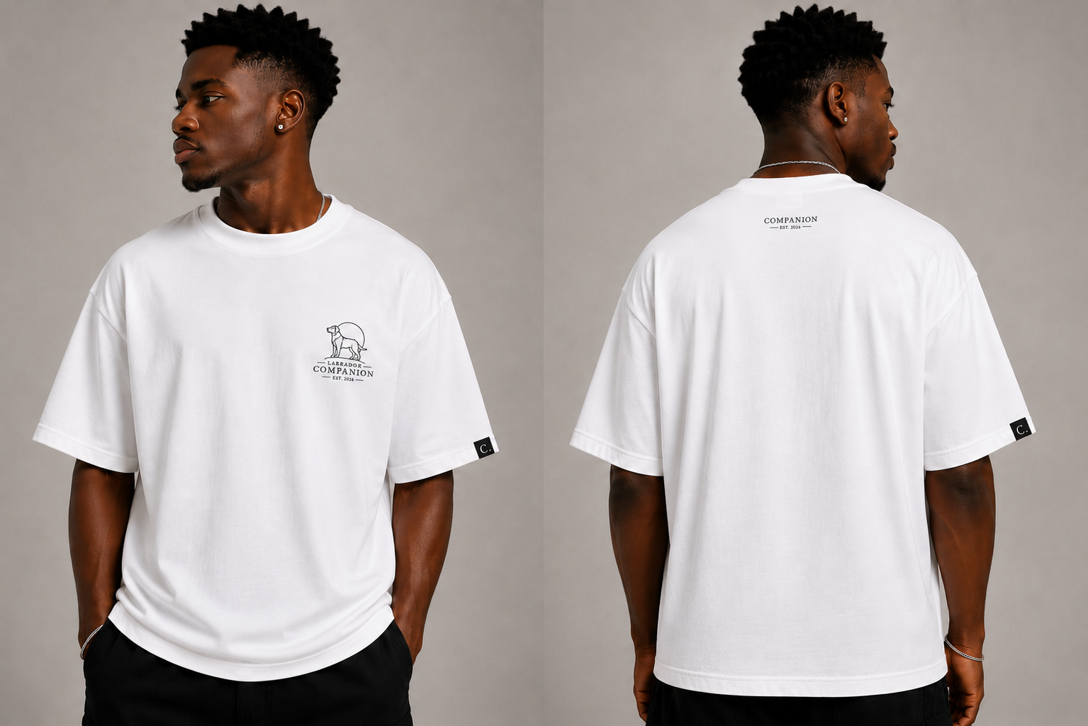 Labrador embroidery T-shirt