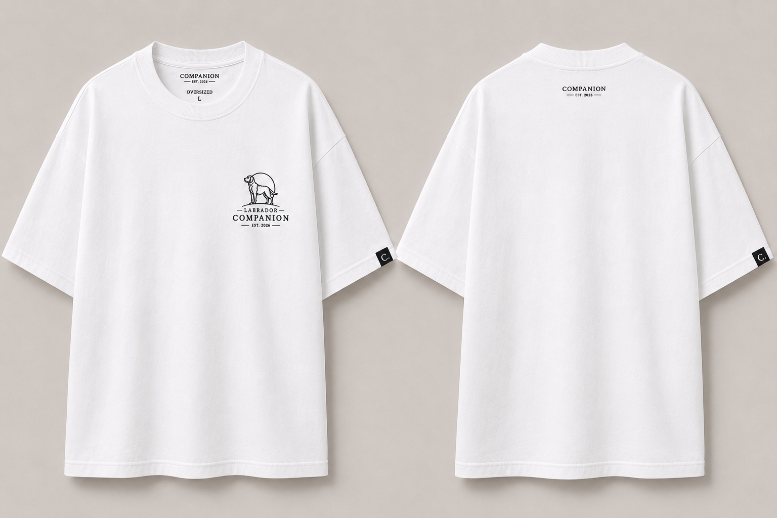 Labrador embroidery T-shirt
