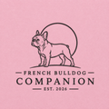 French Bulldog embroidery T-shirt