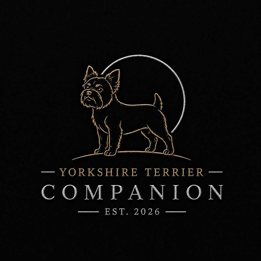 Yorkshire Terrier embroidery T-shirt